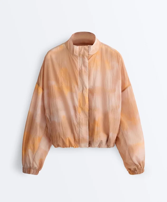 Tie-Dye Print Track Jacket Tie-Dye Print Track Jacket