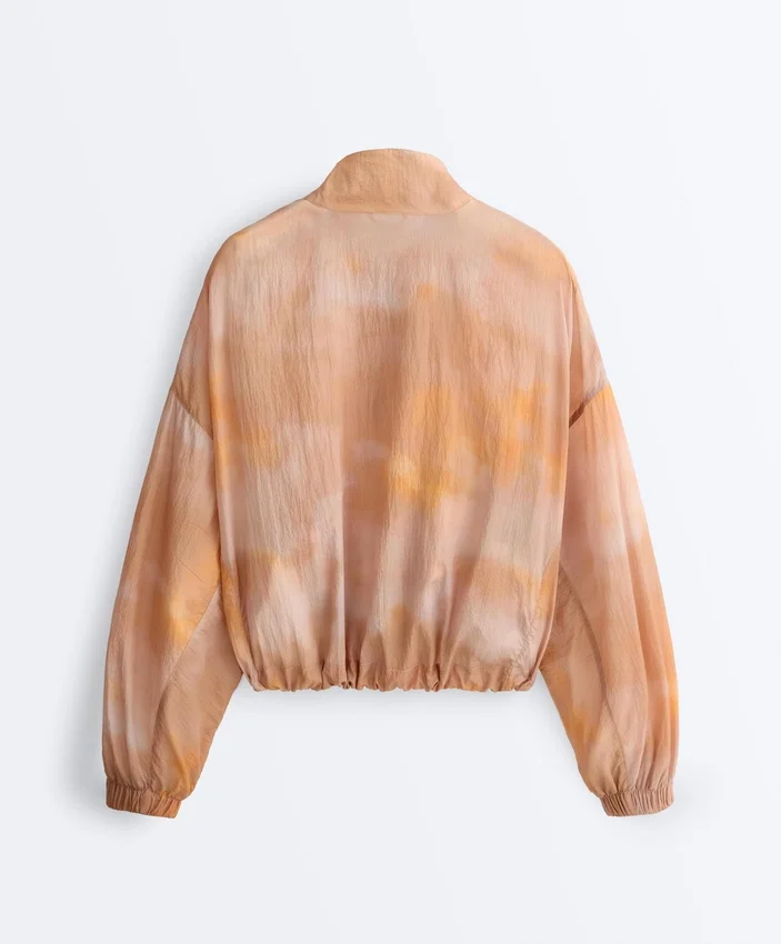 Tie-Dye Print Track Jacket Tie-Dye Print Track Jacket
