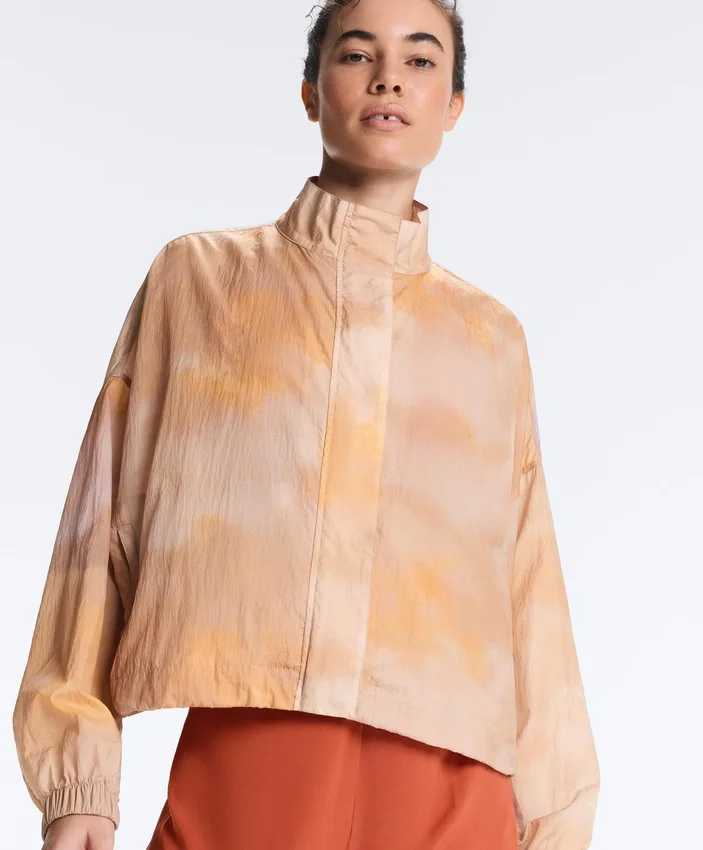 Tie-Dye Print Track Jacket Tie-Dye Print Track Jacket