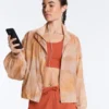 Tie-Dye Print Track Jacket Tie-Dye Print Track Jacket
