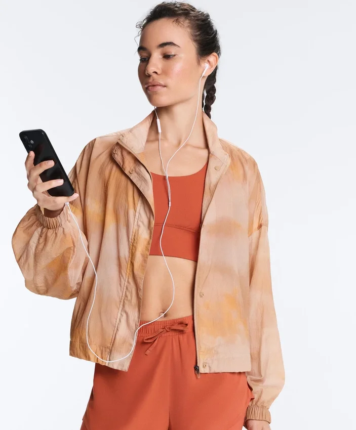 Tie-Dye Print Track Jacket Tie-Dye Print Track Jacket