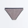 Trim Textured Stripe Classic Bikini Briefs Trim Textured Stripe Classic Bikini Briefs