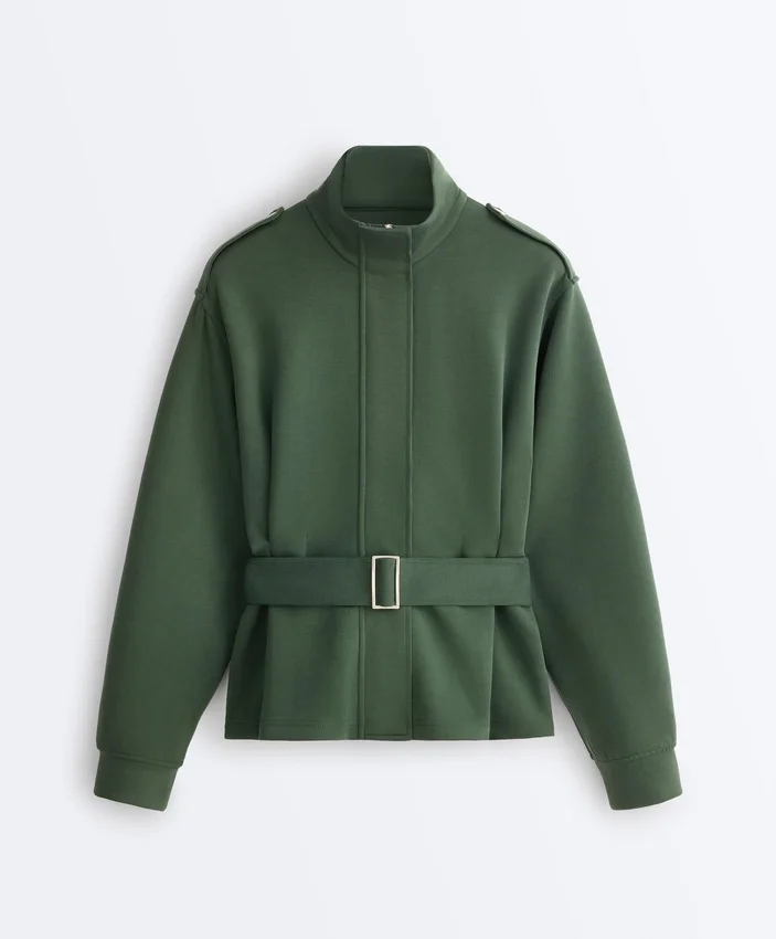 Tweill Utility Jacket with Belt Tweill Utility Jacket with Belt