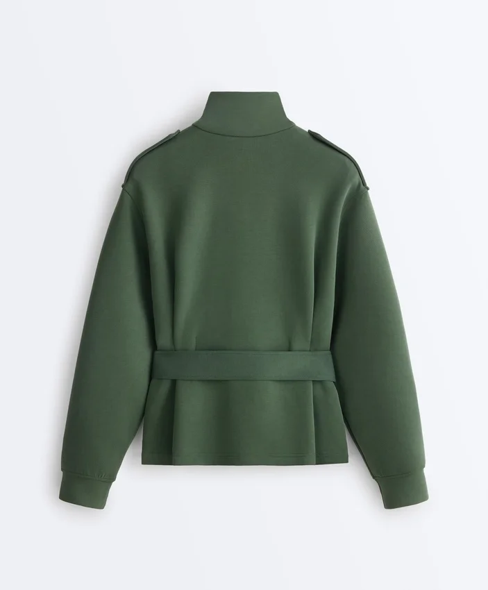 Tweill Utility Jacket with Belt Tweill Utility Jacket with Belt