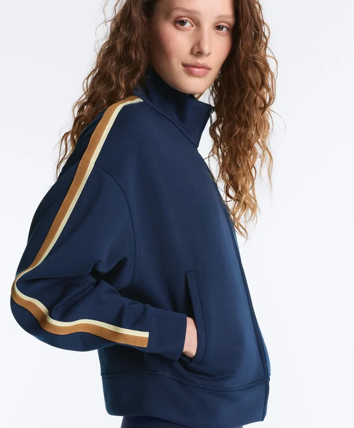 Twill Jacket with Side Stripe Twill Jacket with Side Stripe