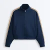 Twill Jacket with Side Stripe Twill Jacket with Side Stripe