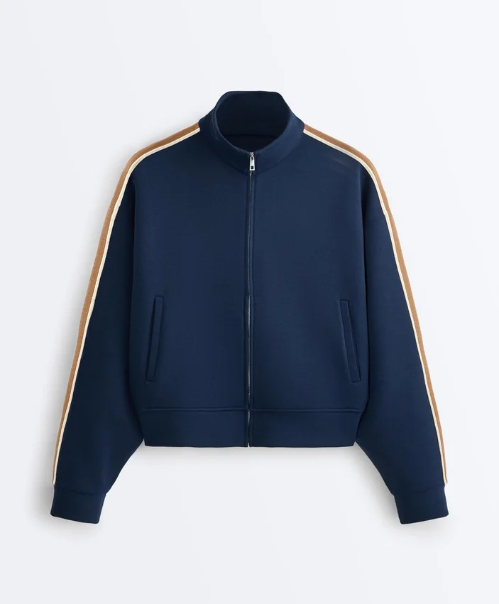 Twill Jacket with Side Stripe Twill Jacket with Side Stripe