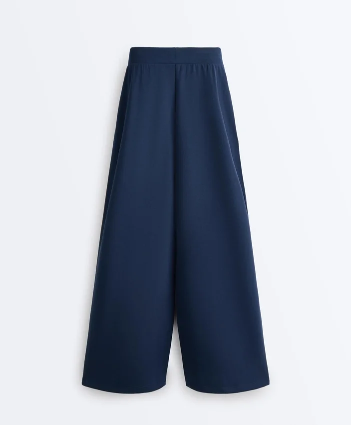 Twill Straight-Leg Trousers with Side Tape Twill Straight-Leg Trousers with Side Tape