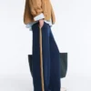 Twill Straight-Leg Trousers with Side Tape Twill Straight-Leg Trousers with Side Tape