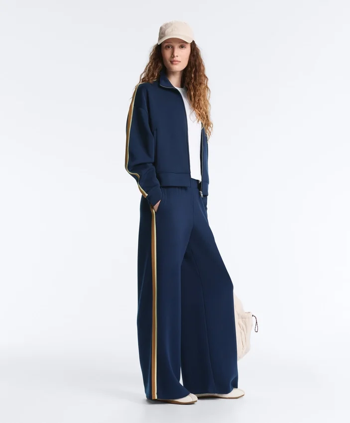 Twill Jacket with Side Stripe Twill Jacket with Side Stripe