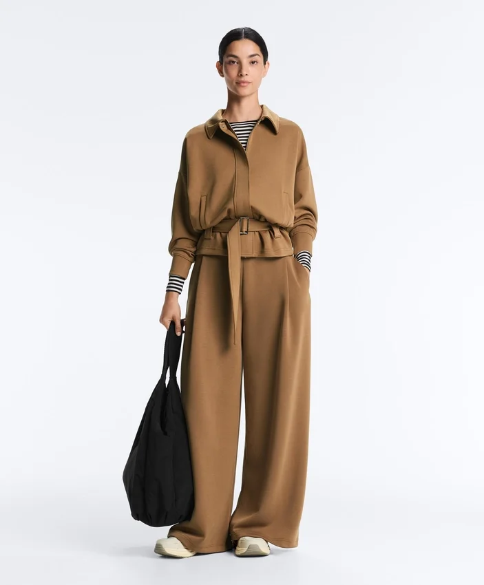 Twill Utility Jacket with Belt Twill Utility Jacket with Belt