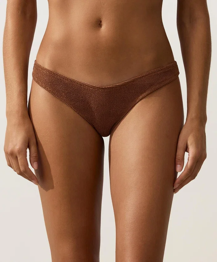 U-Cut Crinkle Brazilian Bikini Briefs U-Cut Crinkle Brazilian Bikini Briefs