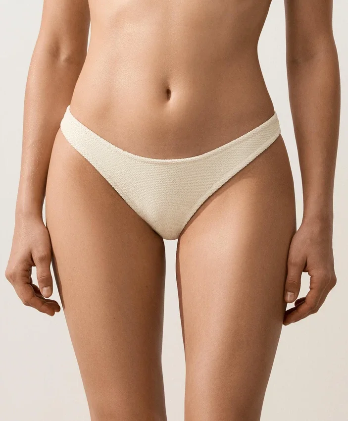 U-Cut Crinkle Brazilian Bikini Briefs U-Cut Crinkle Brazilian Bikini Briefs