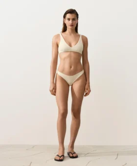 U-Cut Crinkle Brazilian Bikini Briefs