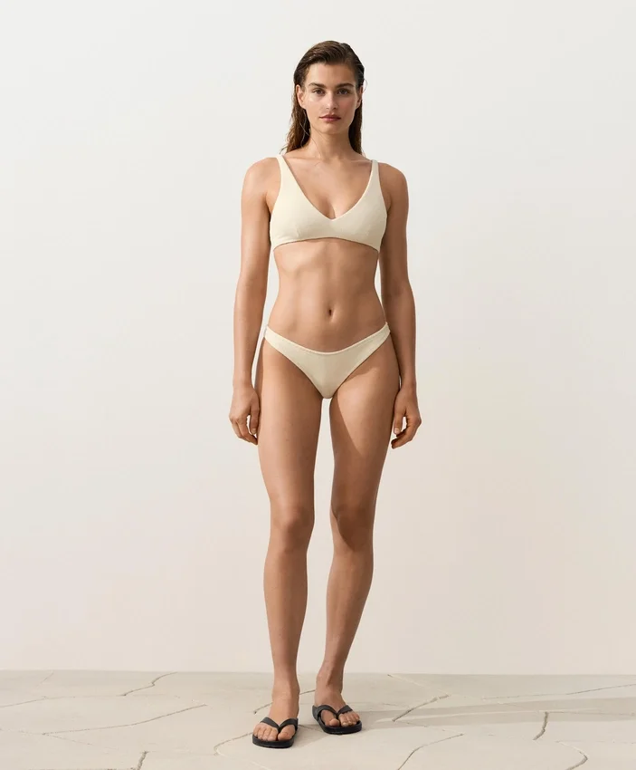 U-Cut Crinkle Brazilian Bikini Briefs U-Cut Crinkle Brazilian Bikini Briefs