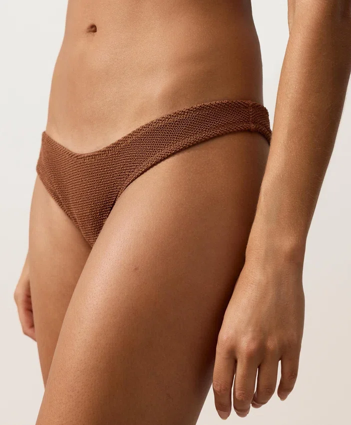 U-Cut Crinkle Brazilian Bikini Briefs U-Cut Crinkle Brazilian Bikini Briefs