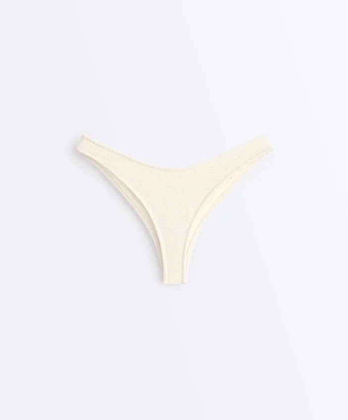 U-Cut Crinkle Brazilian Bikini Briefs U-Cut Crinkle Brazilian Bikini Briefs