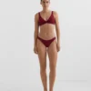 U-Cut Mini Check Jacquard Brazilian Bikini Briefs U-Cut Mini Check Jacquard Brazilian Bikini Briefs