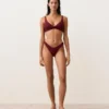 U-Cut Mini Check Jacquard Brazilian Bikini Briefs U-Cut Mini Check Jacquard Brazilian Bikini Briefs