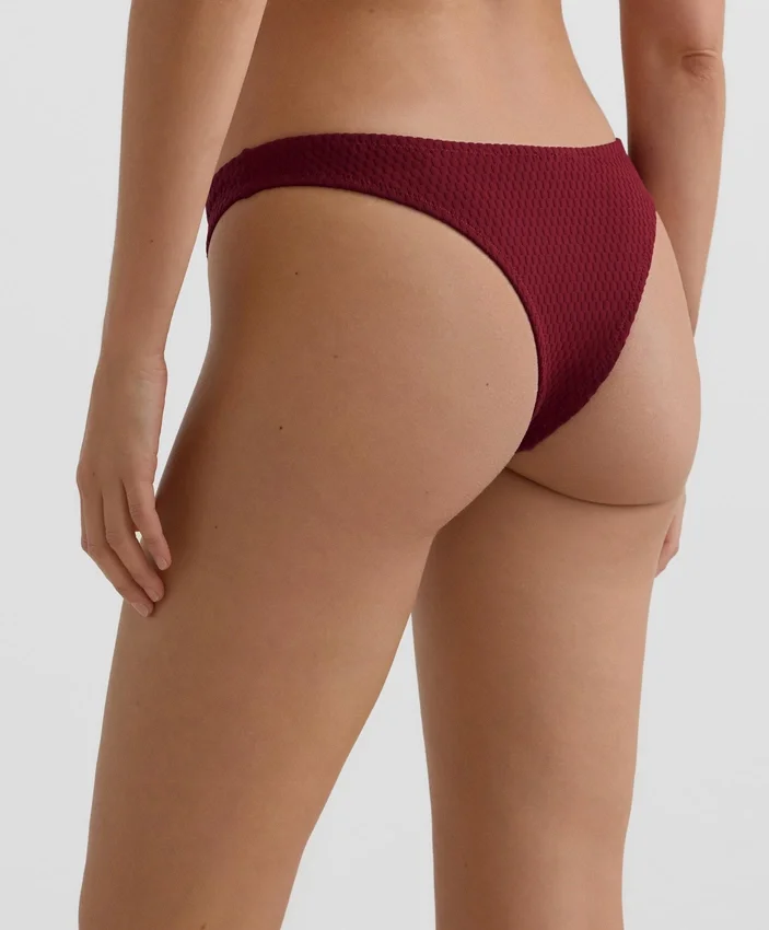 U-Cut Mini Check Jacquard Brazilian Bikini Briefs U-Cut Mini Check Jacquard Brazilian Bikini Briefs
