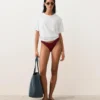 U-Cut Mini Check Jacquard Brazilian Bikini Briefs U-Cut Mini Check Jacquard Brazilian Bikini Briefs