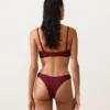 U-Cut Mini Check Jacquard Brazilian Bikini Briefs U-Cut Mini Check Jacquard Brazilian Bikini Briefs