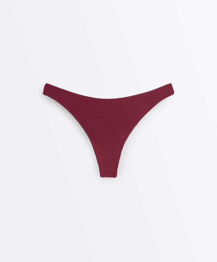 U-Cut Mini Check Jacquard Brazilian Bikini Briefs U-Cut Mini Check Jacquard Brazilian Bikini Briefs