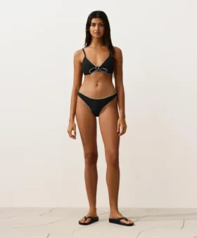 U-Cut Piping Medium-Coverage Bikini Briefs