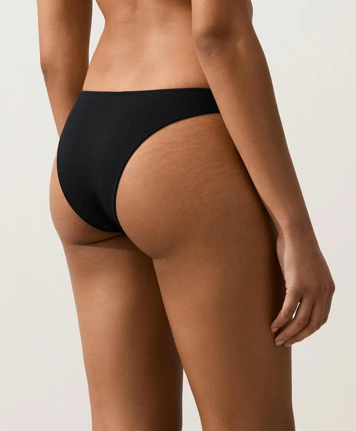 U-Cut Piqué Medium-Coverage Bikini Bottoms U-Cut Piqué Medium-Coverage Bikini Bottoms
