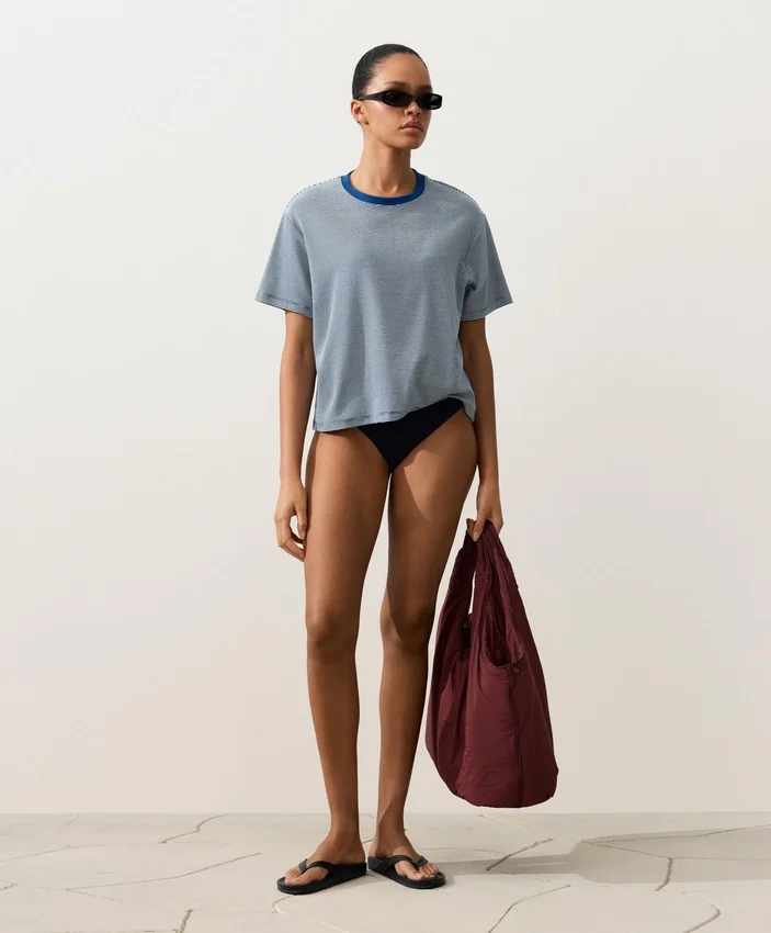 U-Cut Piqué Medium-Coverage Bikini Bottoms U-Cut Piqué Medium-Coverage Bikini Bottoms