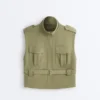 Utility Piqué Gilet with Cotton Belt Utility Piqué Gilet with Cotton Belt