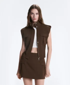 Utility Piqué Gilet with Cotton Belt Utility Piqué Gilet with Cotton Belt