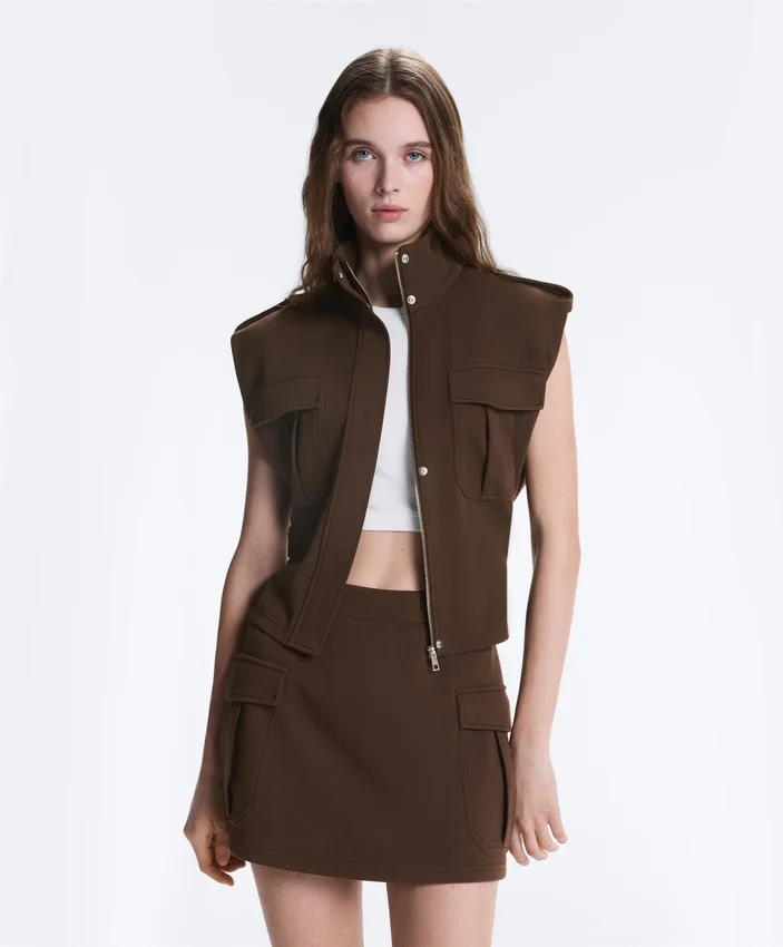 Utility Piqué Gilet with Cotton Belt Utility Piqué Gilet with Cotton Belt