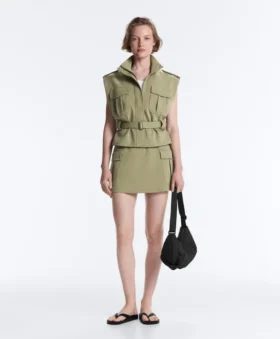 Utility Piqué Gilet with Cotton Belt Utility Piqué Gilet with Cotton Belt