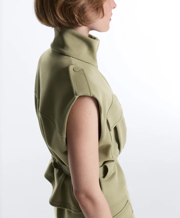 Utility Piqué Gilet with Cotton Belt Utility Piqué Gilet with Cotton Belt