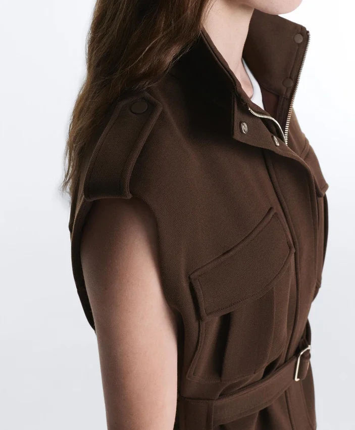 Utility Piqué Gilet with Cotton Belt Utility Piqué Gilet with Cotton Belt