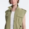 Utility Piqué Gilet with Cotton Belt Utility Piqué Gilet with Cotton Belt