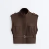 Utility Piqué Gilet with Cotton Belt Utility Piqué Gilet with Cotton Belt