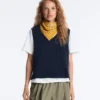 V-Neck Knit Vest V-Neck Knit Vest