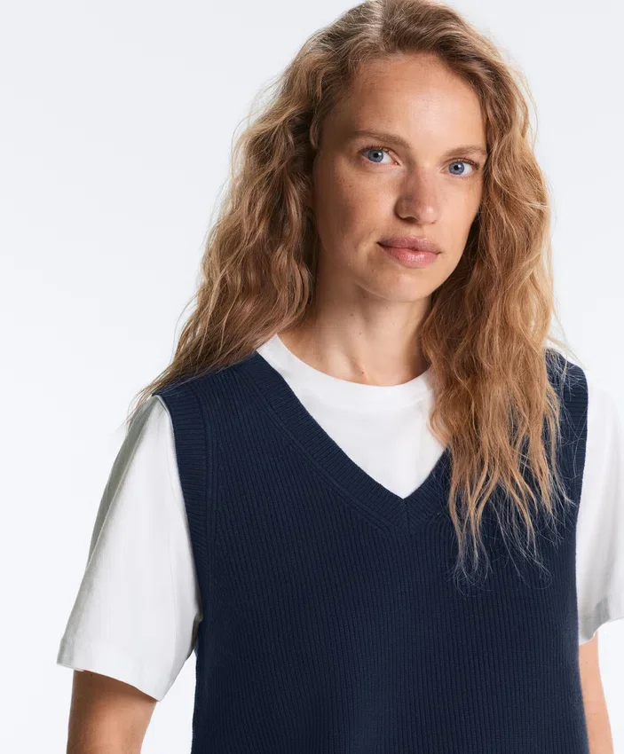V-Neck Knit Vest V-Neck Knit Vest
