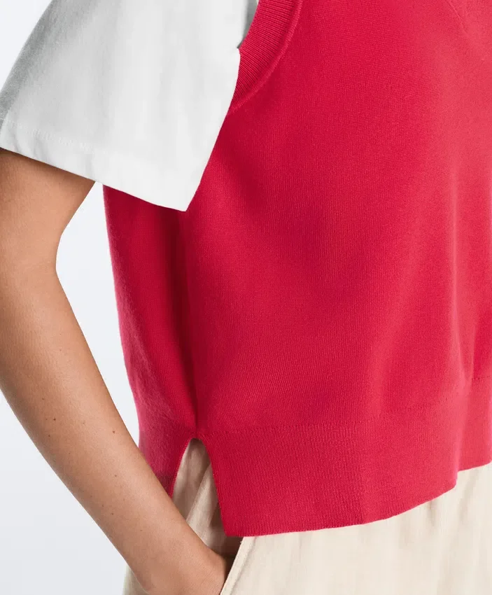 V-Neck Knit Vest V-Neck Knit Vest