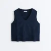 V-Neck Knit Vest V-Neck Knit Vest