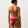 Medium-Coverage Waffle Bikini Briefs with Ties Medium-Coverage Waffle Bikini Briefs with Ties