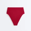 Waffle Textured High-Waisted Bikini Briefs Waffle Textured High-Waisted Bikini Briefs