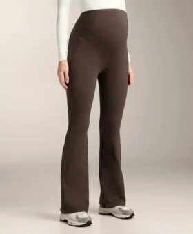 Warm Flare Maternity Trousers