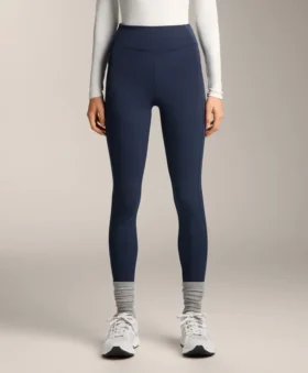 Warm High-Rise Ankle-Length Leggings with Pockets 70 Cm