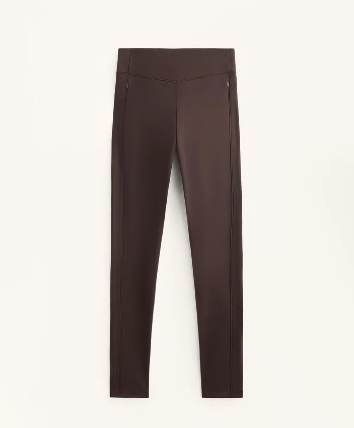 Warm High-Rise Ankle-Length Leggings with Pockets 70 Cm Warm High-Rise Ankle-Length Leggings with Pockets 70 Cm