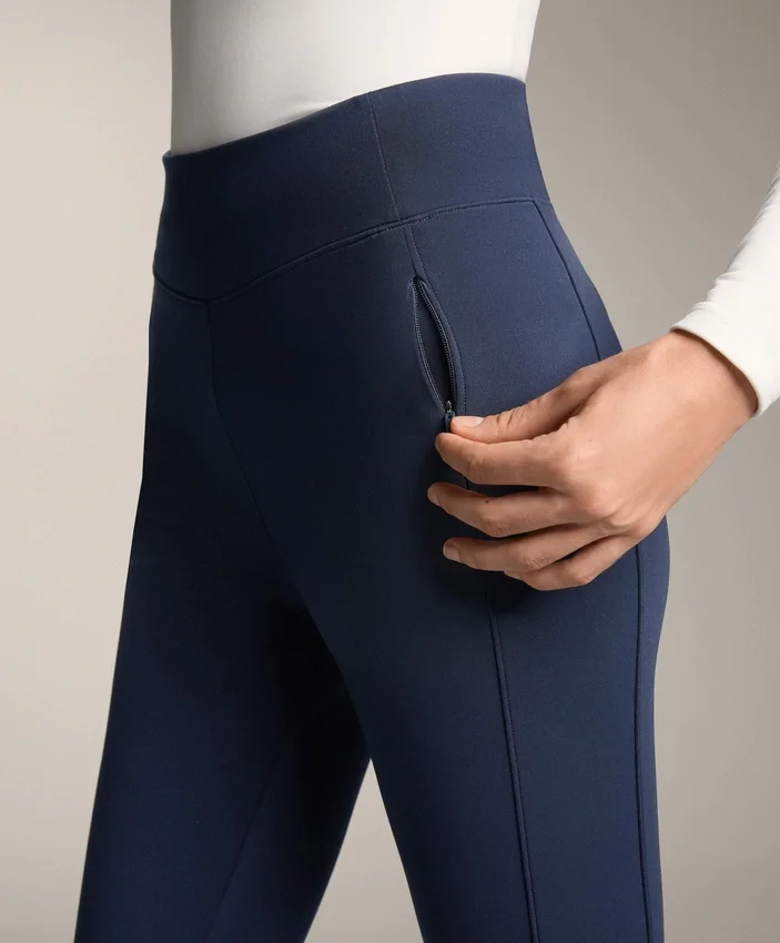 Warm High-Rise Ankle-Length Leggings with Pockets 70 Cm Warm High-Rise Ankle-Length Leggings with Pockets 70 Cm