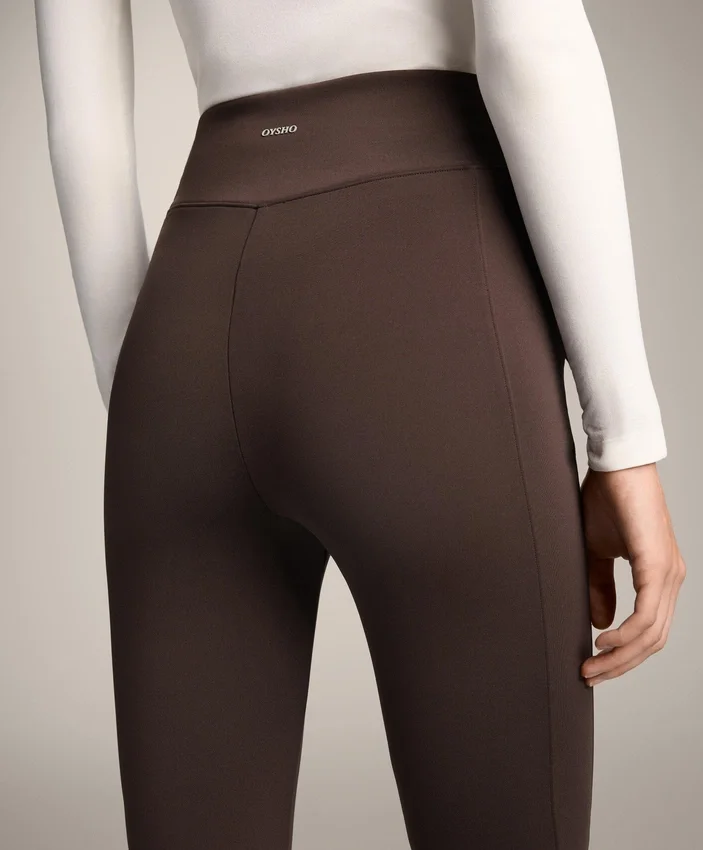 Warm High-Rise Ankle-Length Leggings with Pockets 70 Cm Warm High-Rise Ankle-Length Leggings with Pockets 70 Cm