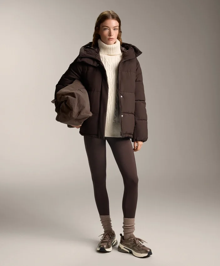 Warm High-Rise Ankle-Length Leggings with Pockets 70 Cm Warm High-Rise Ankle-Length Leggings with Pockets 70 Cm